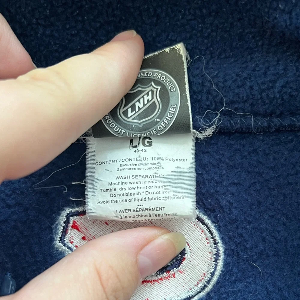 Vintage Montreal canadiens 100% polyester fleece vest - Picture 11 of 13